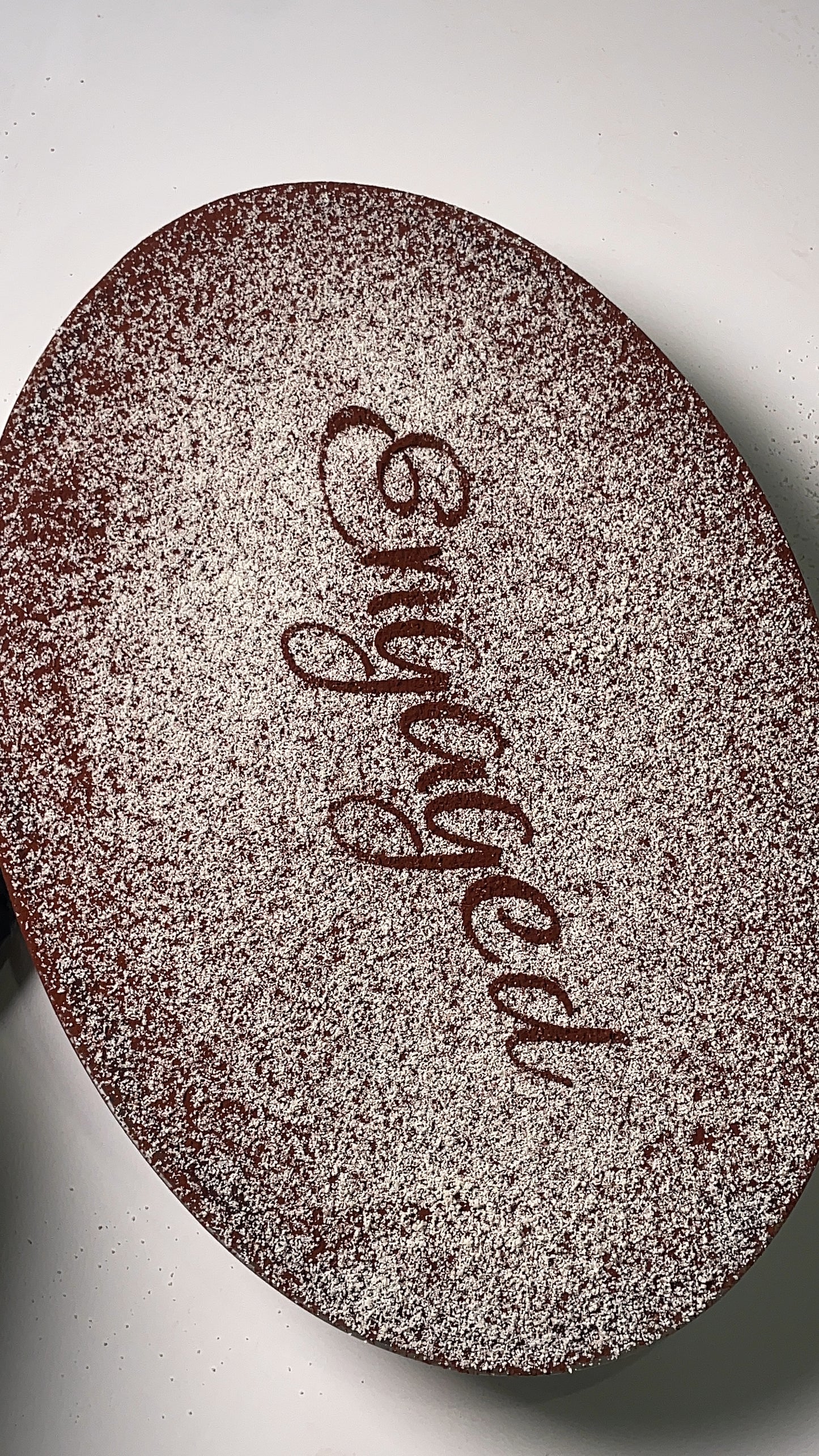 Personalised Oval Tiramisu Dish ( serves 10 - 15 ppl )