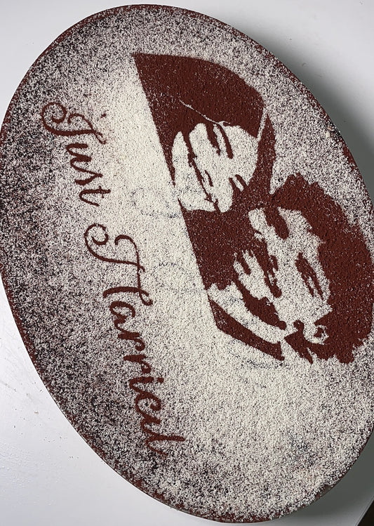 Personalised Oval Tiramisu Dish ( serves 10 - 15 ppl )